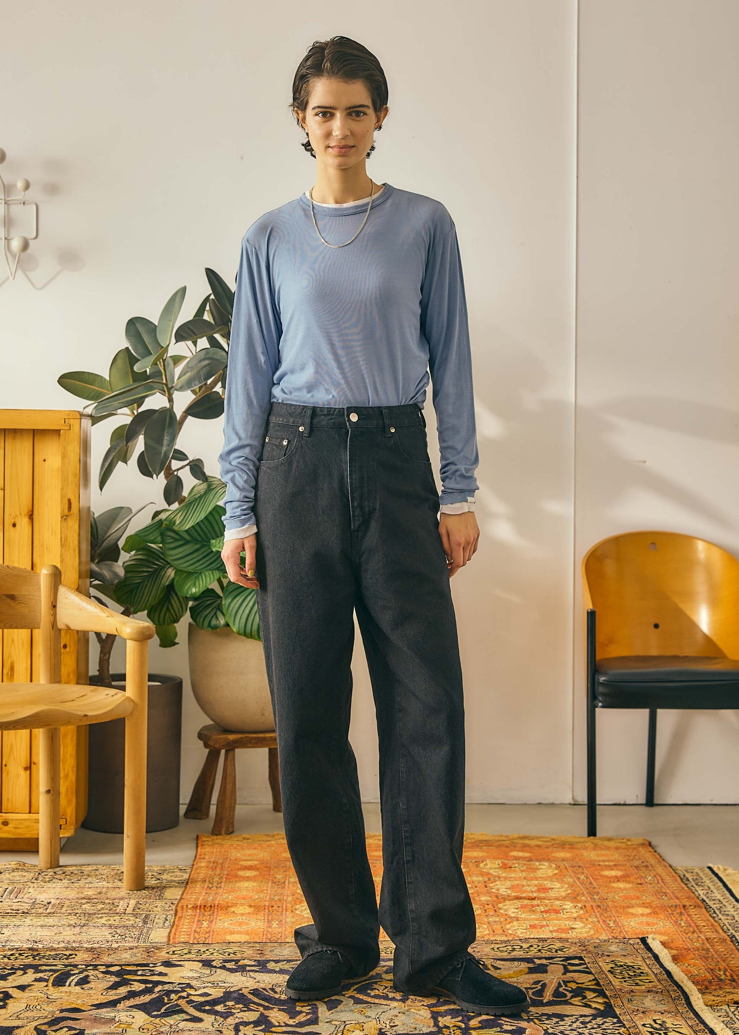 【Oblada】BUDDY JEANS BLACK