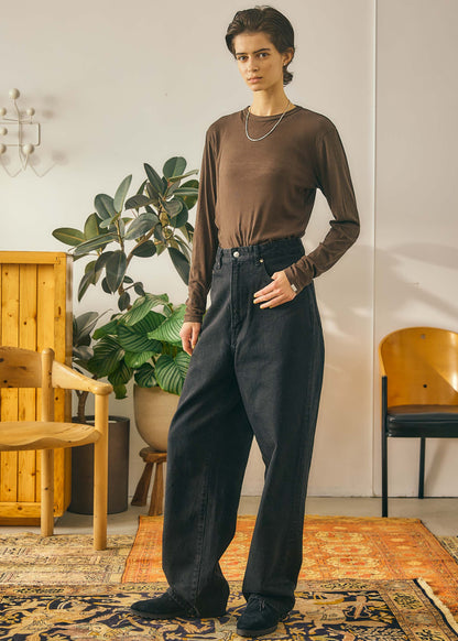 【Oblada】SHEER LONG SLEEVE TEE