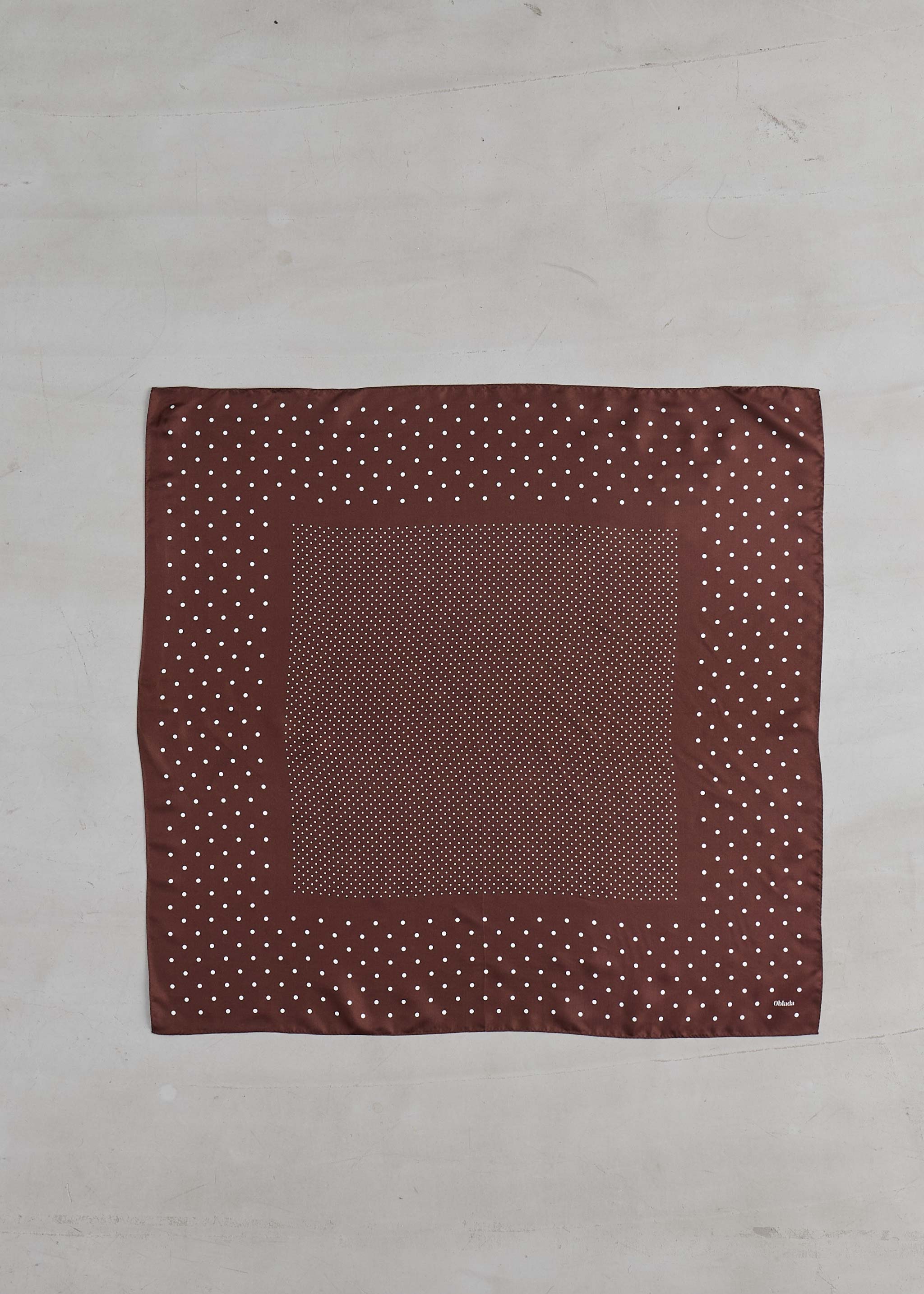 Oblada】MIX DOT SILK SCARF – CINCH inc