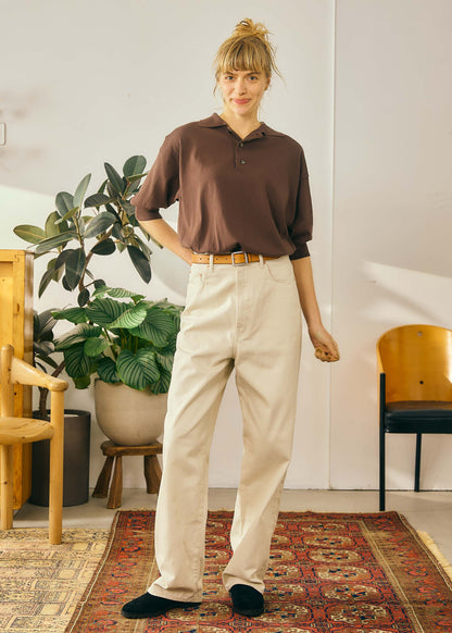 【Oblada】SUMMER HENRY POLO KNIT