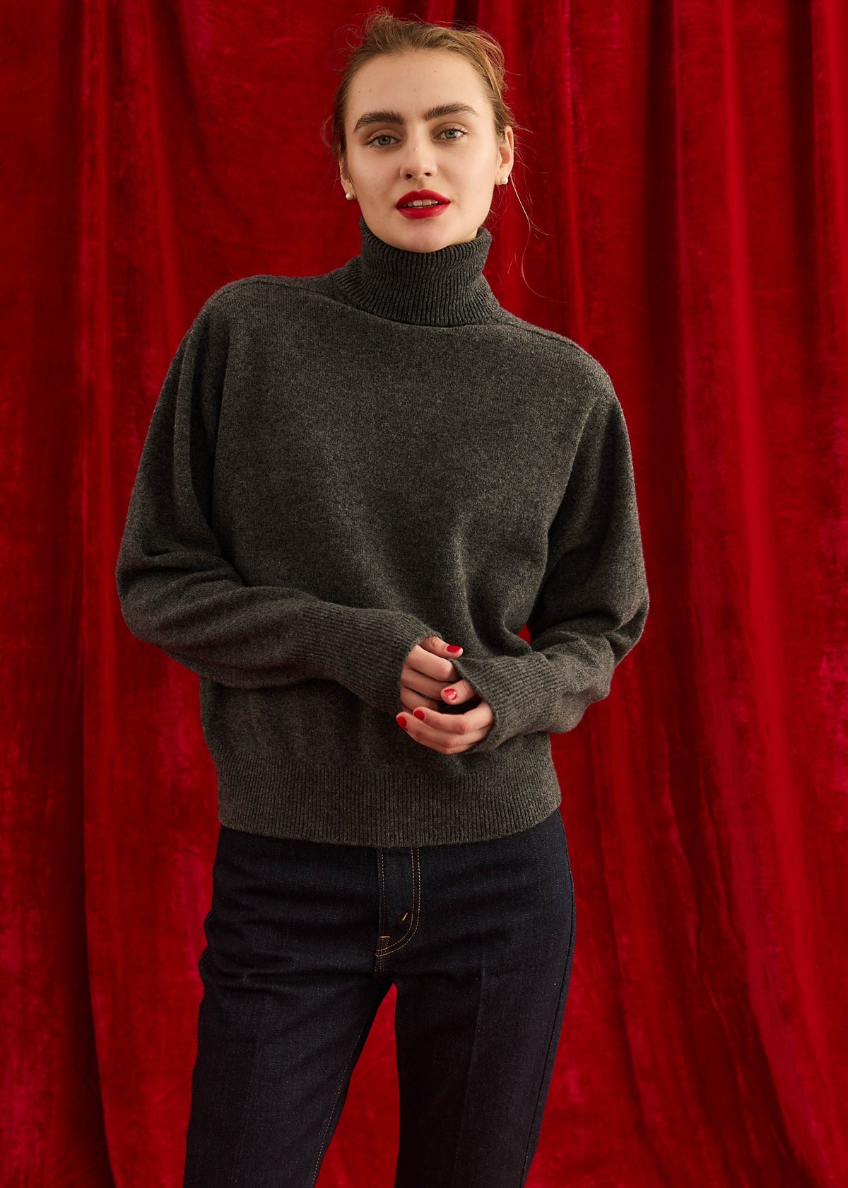 【Oblada】FILL HIGHNECK KNIT
