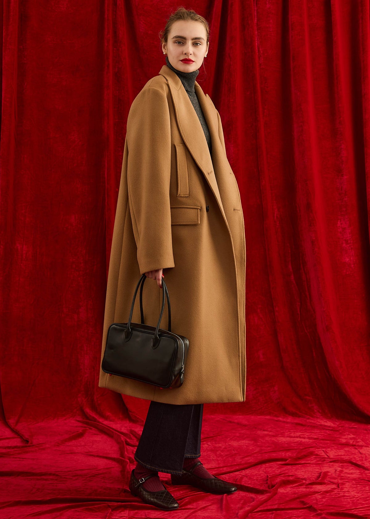 【Oblada】CHARLES COAT CAMEL