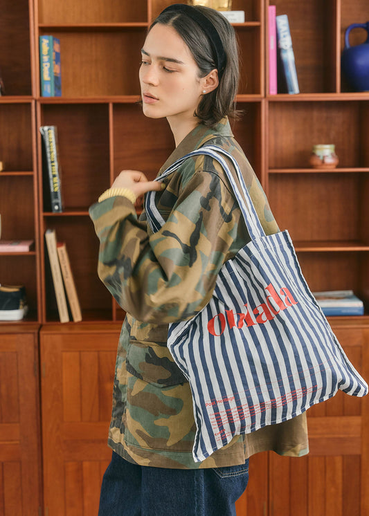 【11月上旬お届け】OBLADA STRIPE TOTE