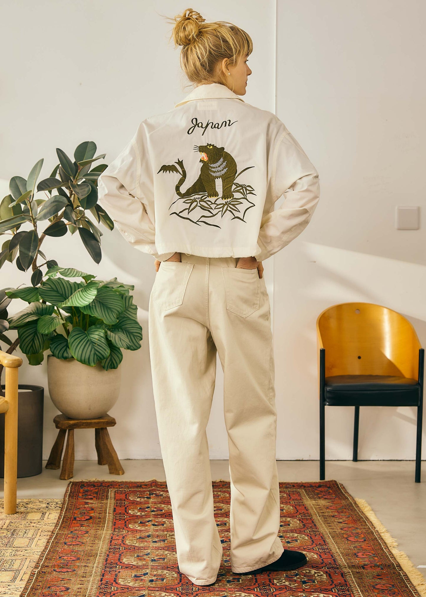 【Oblada】BUDDY JEANS IVORY