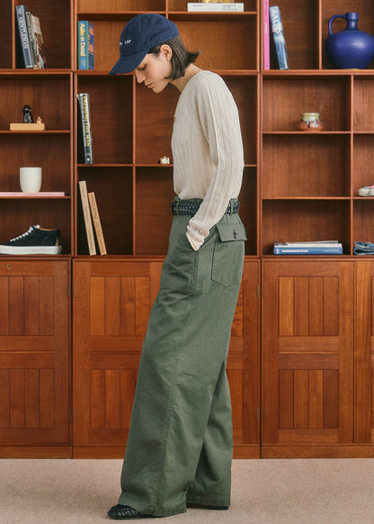 【ONLINE PREORDER】LINEN WIDE RIB KNIT
