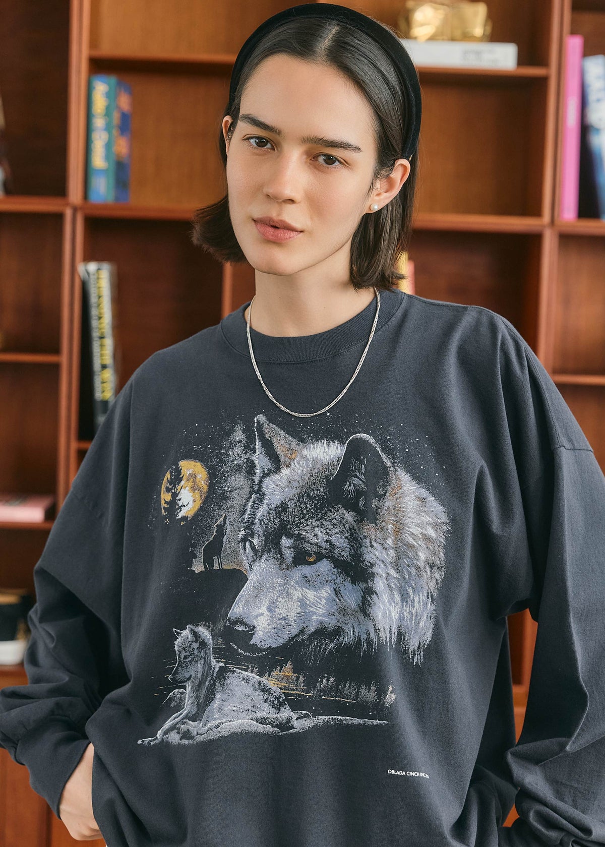 【ONLINE PREORDER】WOLF PRINT LONG TEE