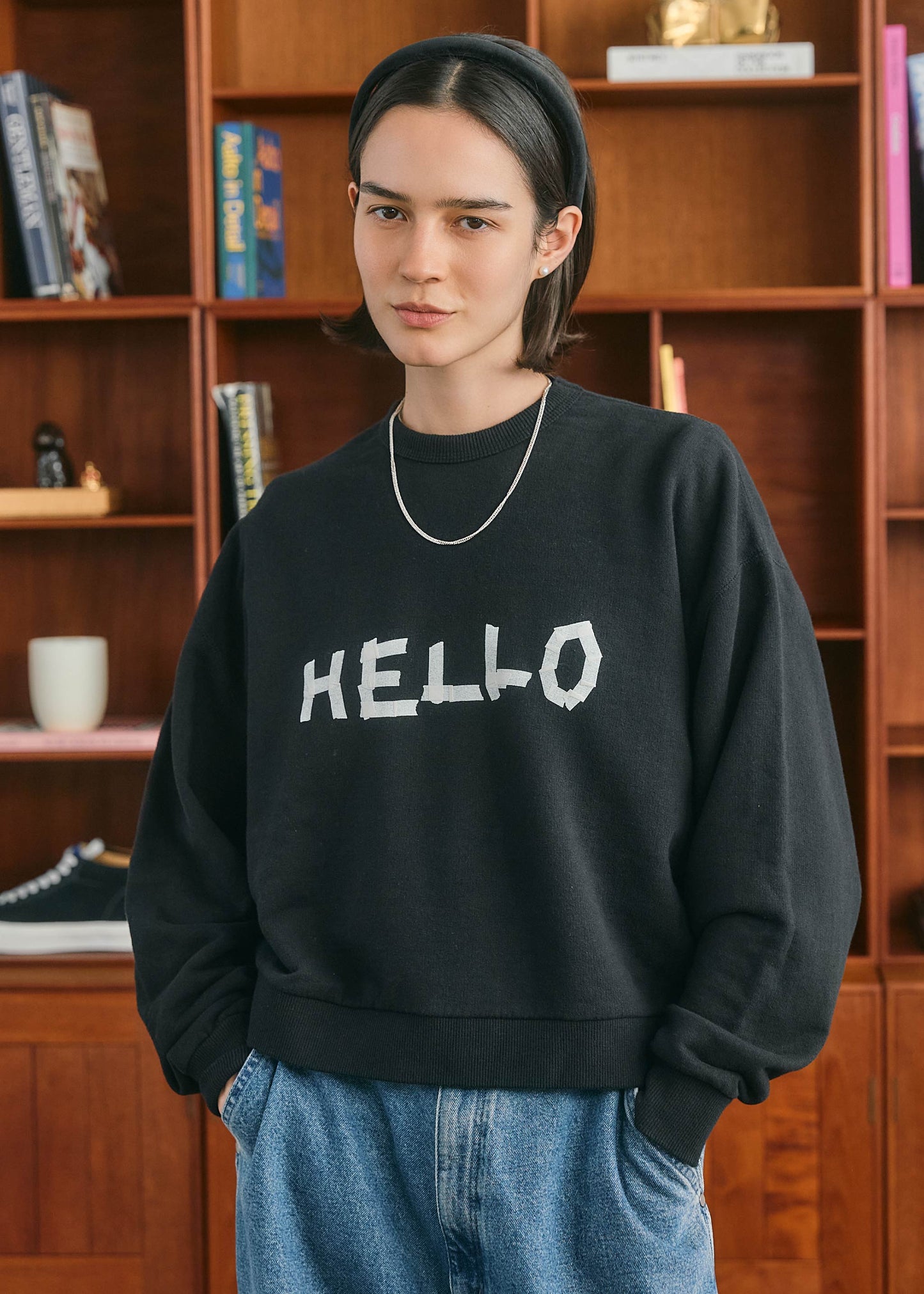 【ONLINE PREORDER】TAPE PRINT SWEAT