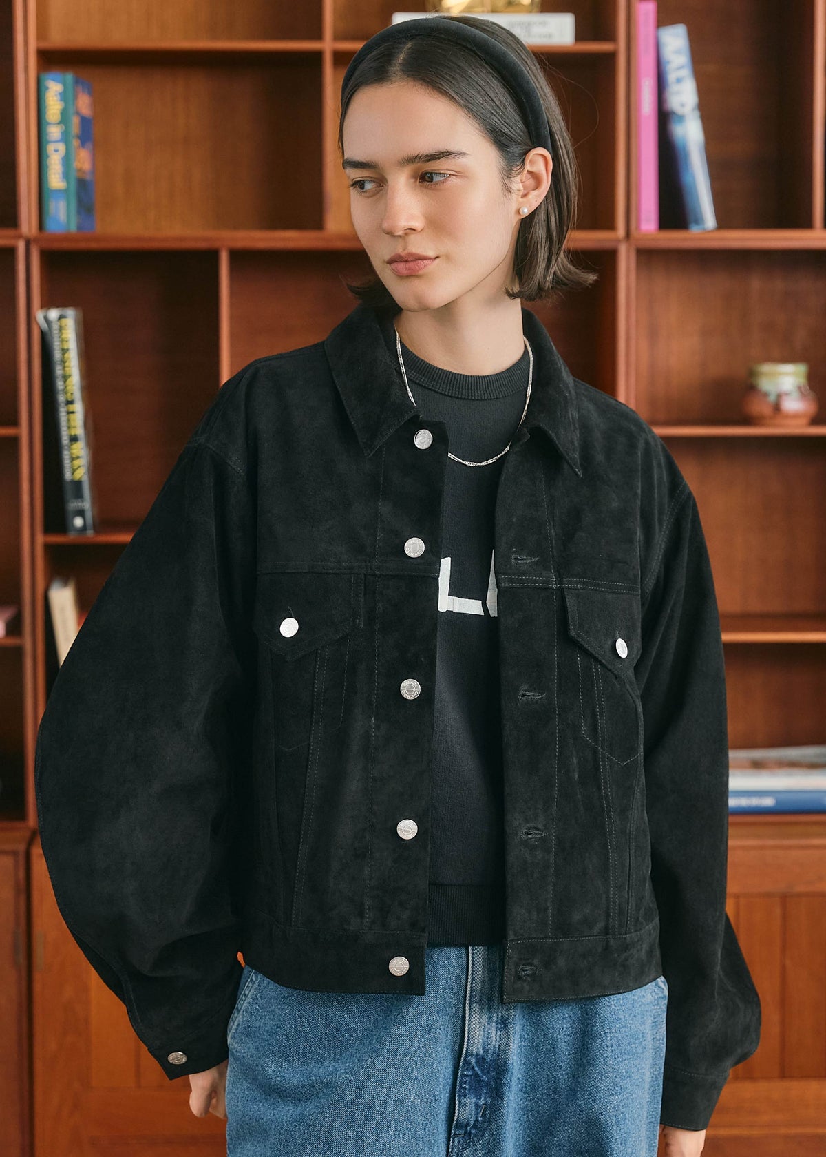 【ONLINE PREORDER】SUEDE TRUCKER JACKET