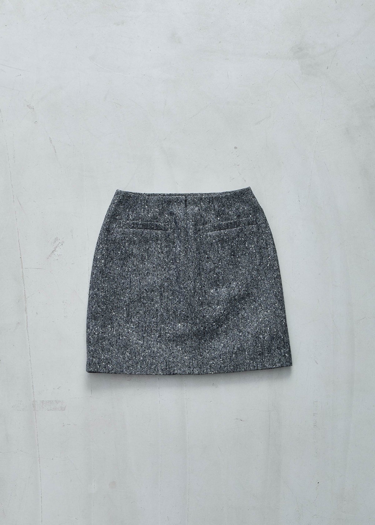 【Oblada】ALFRED MINI SKIRT HOMESPUN