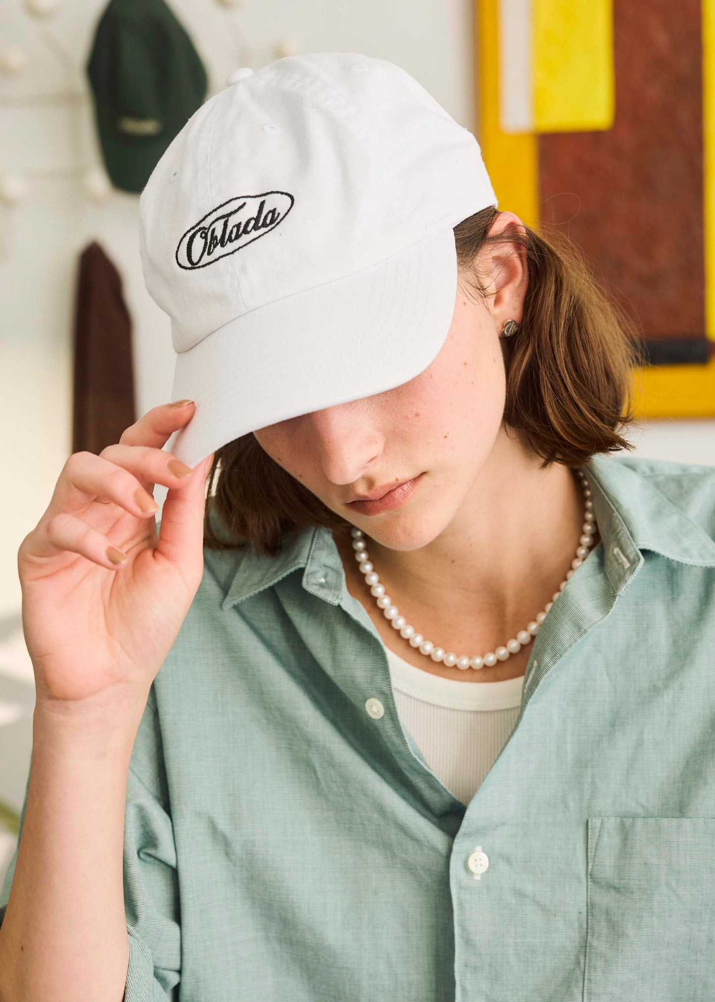 【Oblada】OVAL LOGO CAP