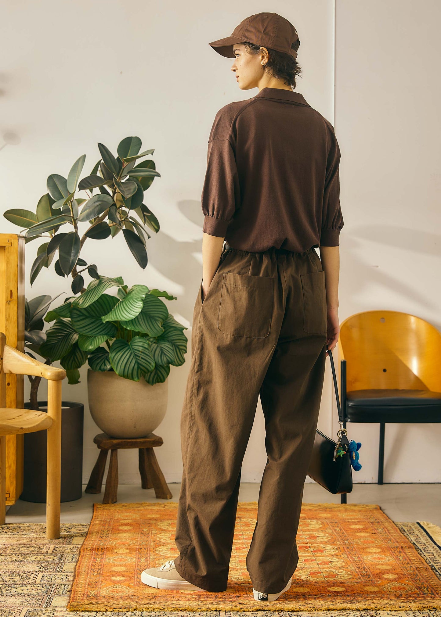 【Oblada】SUMMER HENRY POLO KNIT