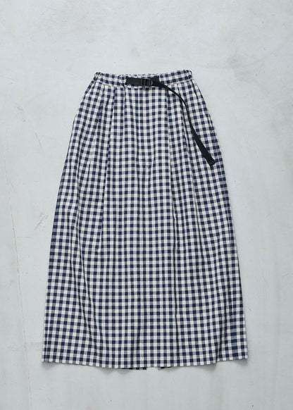 【Oblada】GINGHAM CHECK SKIRT