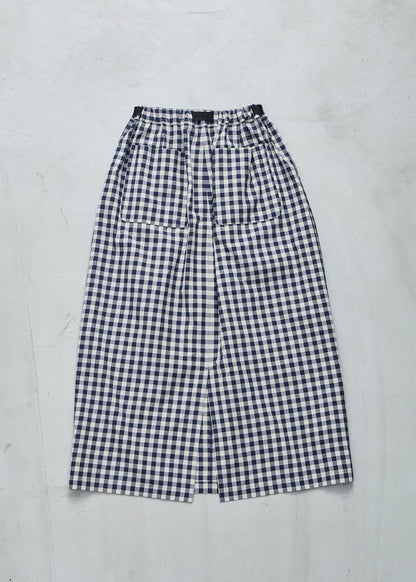 【Oblada】GINGHAM CHECK SKIRT