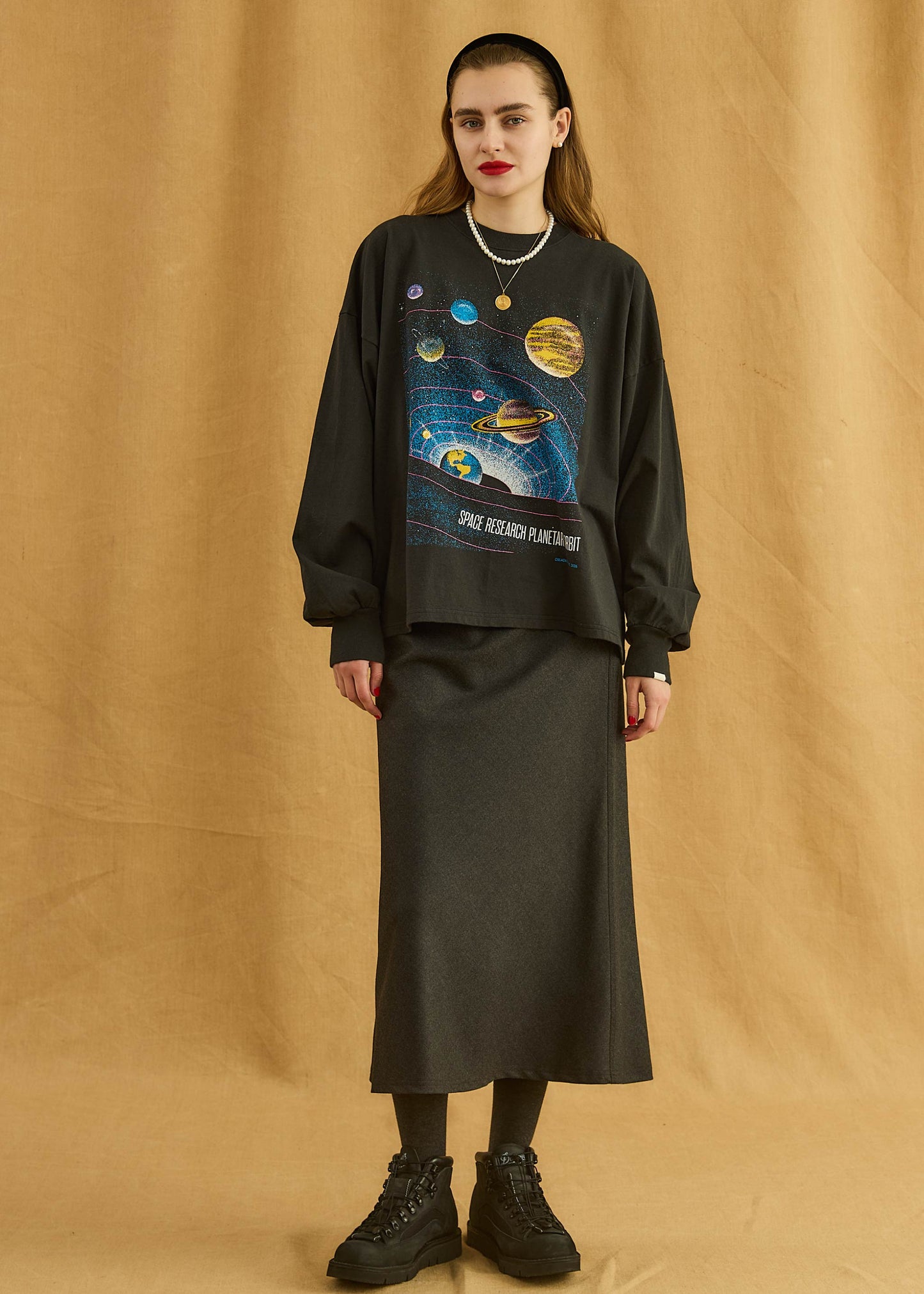 【Oblada】PLANET LONG TEE