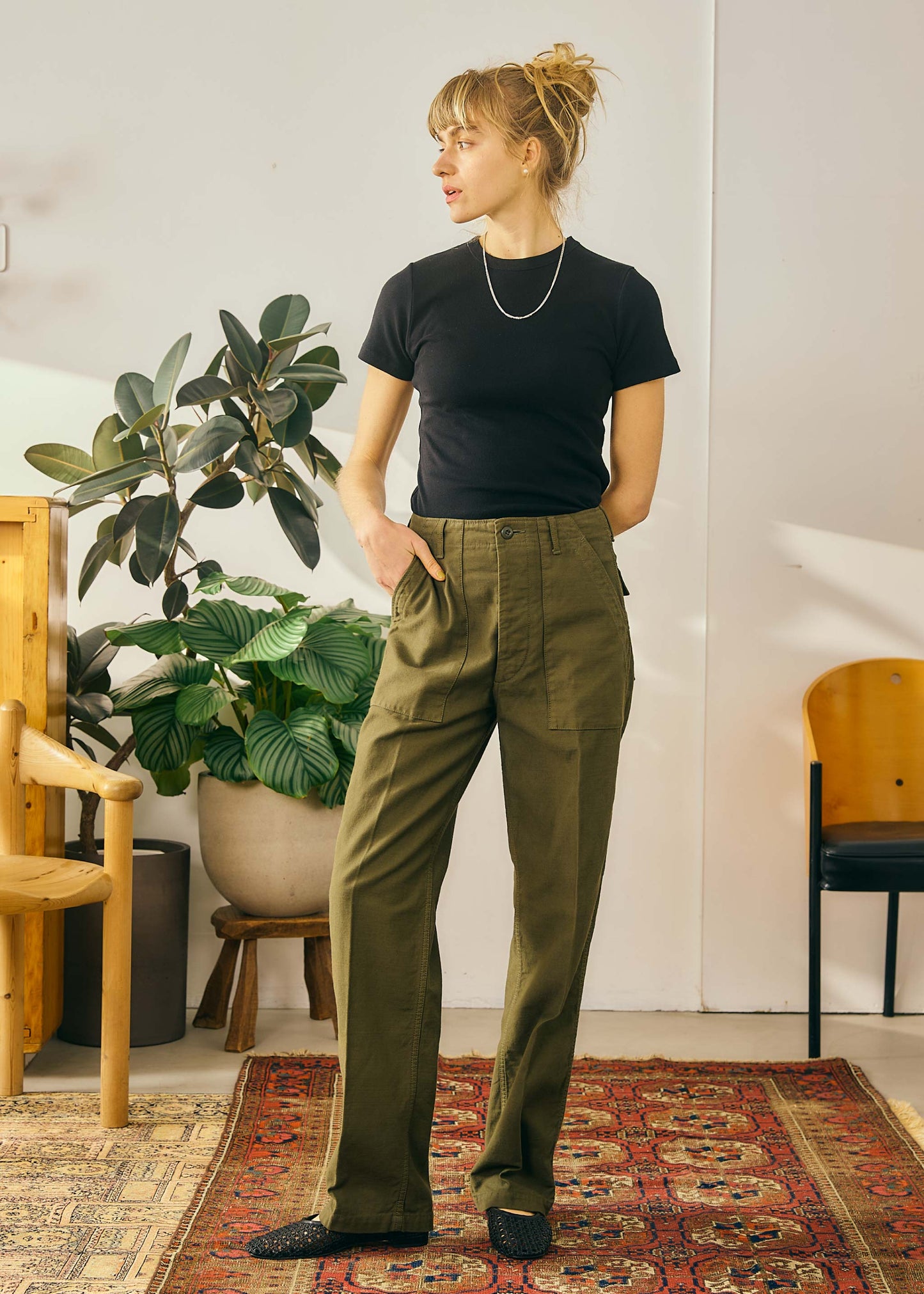 【Oblada】60S BAKER PANTS