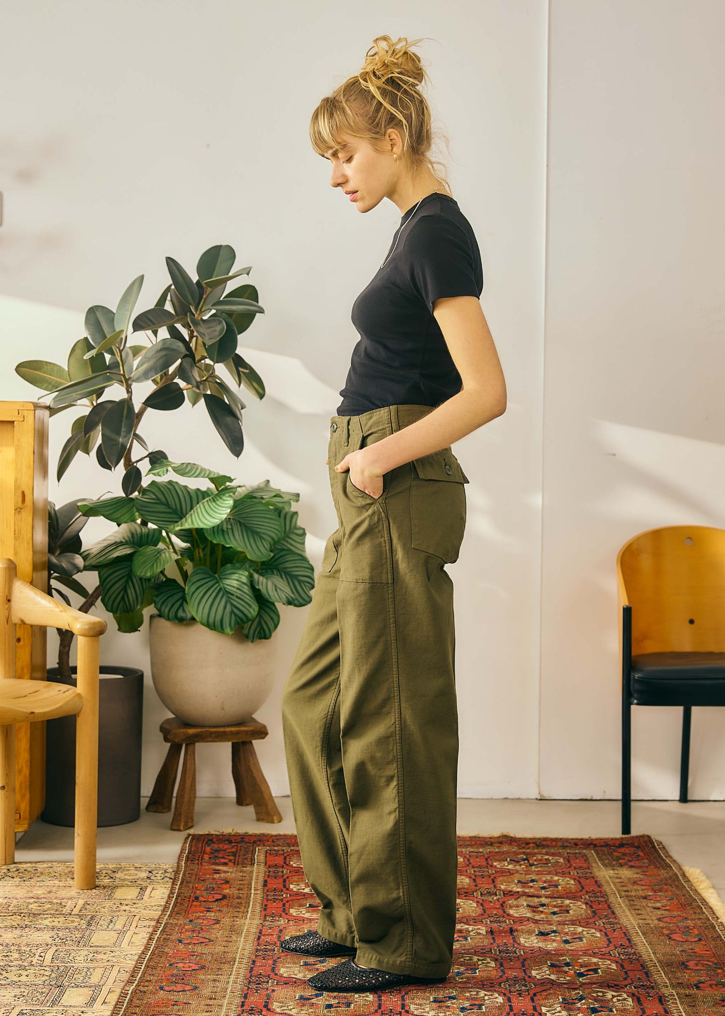 【Oblada】60S BAKER PANTS