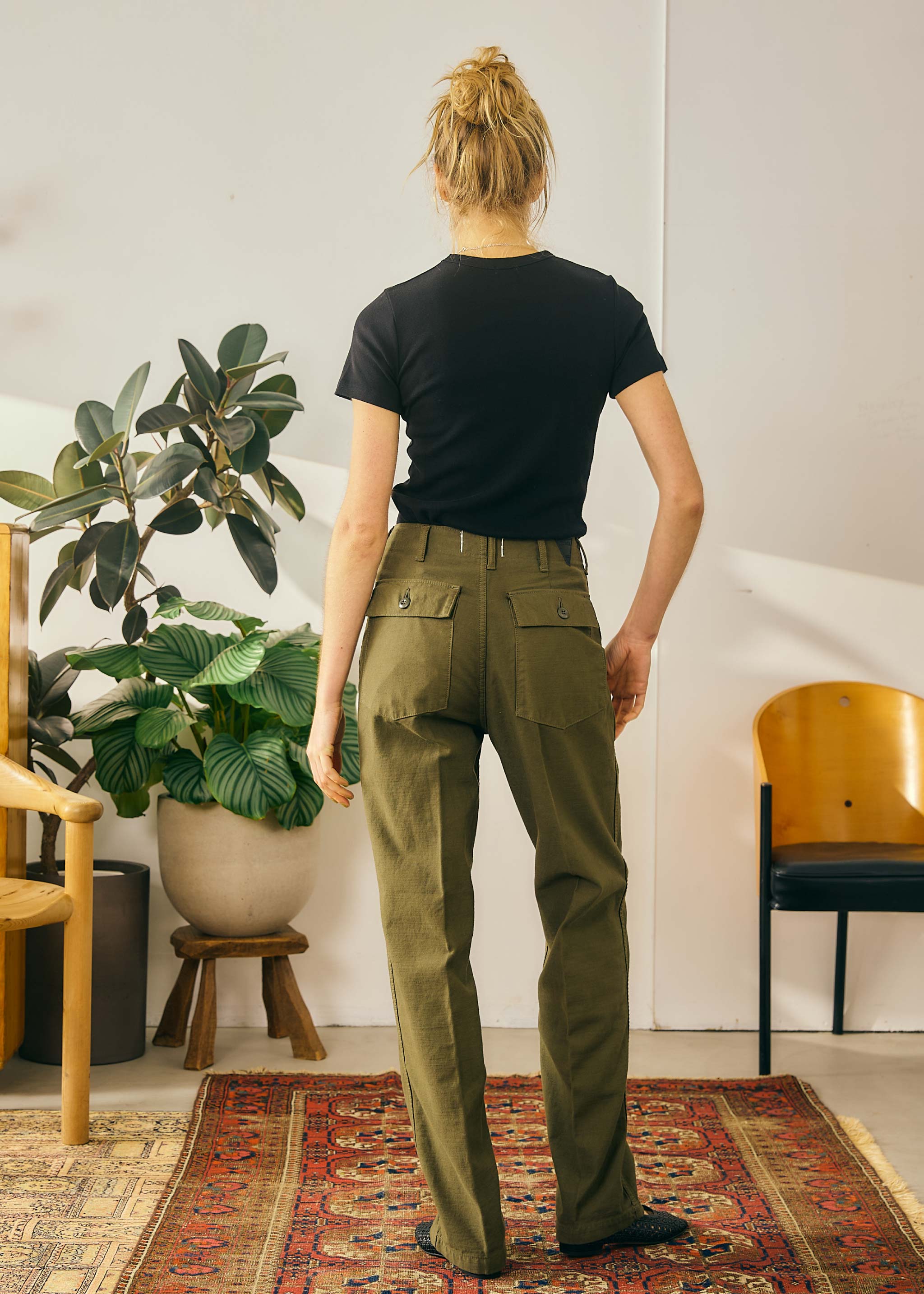 美品 oblada 60S BAKER PANTS カーキ S ベイカー パンツ Oblada】60S BAKER PANTS – CINCH inc