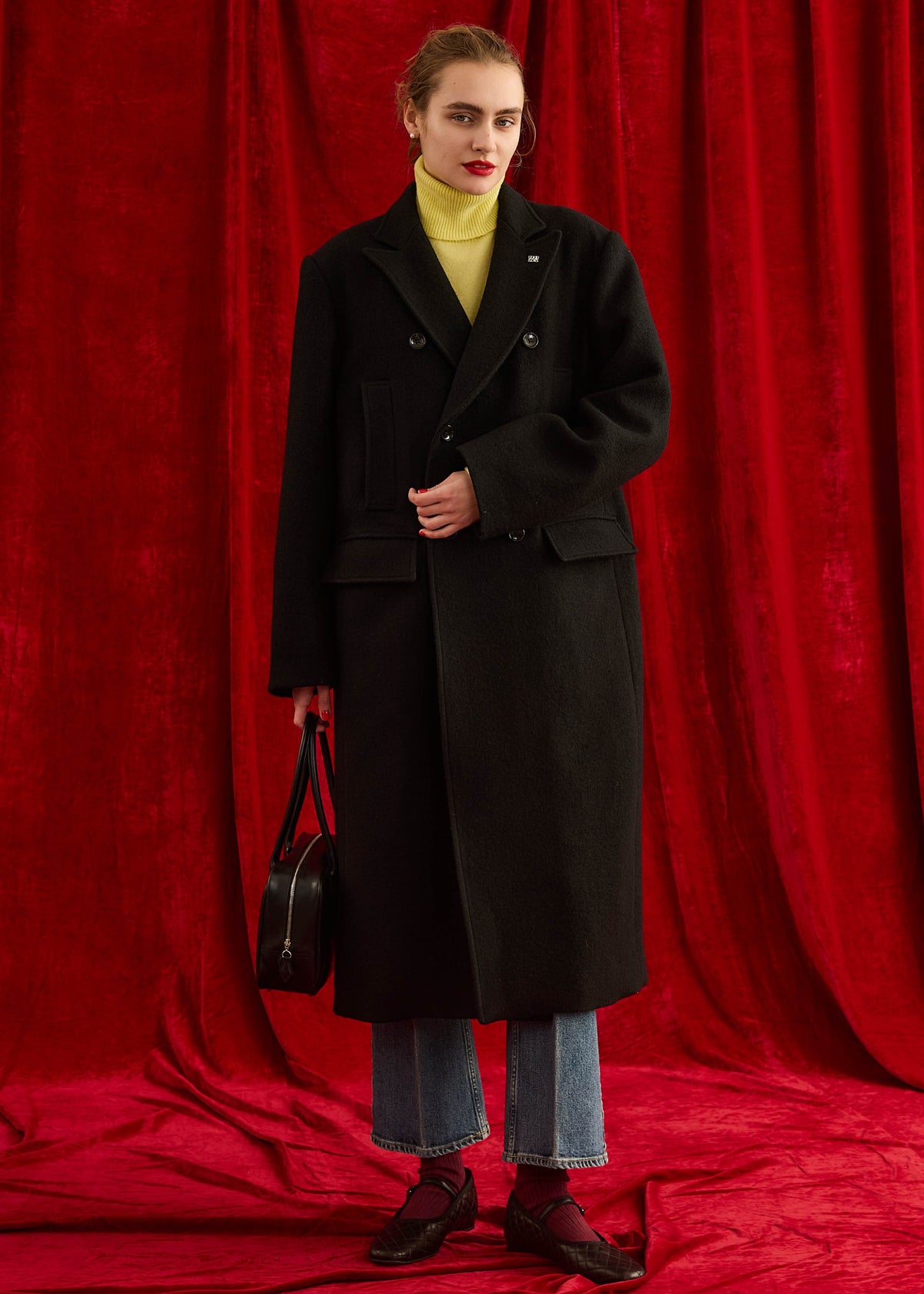 【Oblada】FILL HIGHNECK KNIT