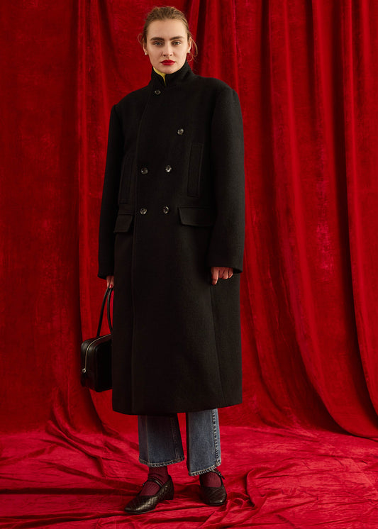 【ONLINE PREORDER】CHARLES COAT BLACK