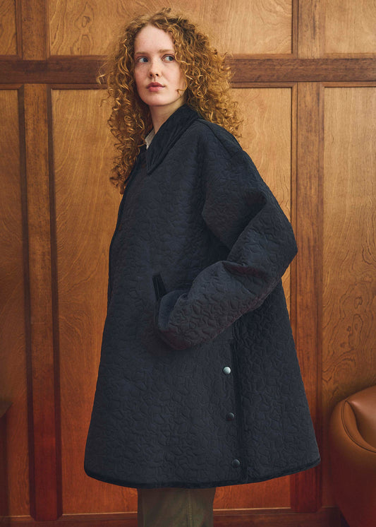 【Oblada】FLOWER EMBROIDERY COAT
