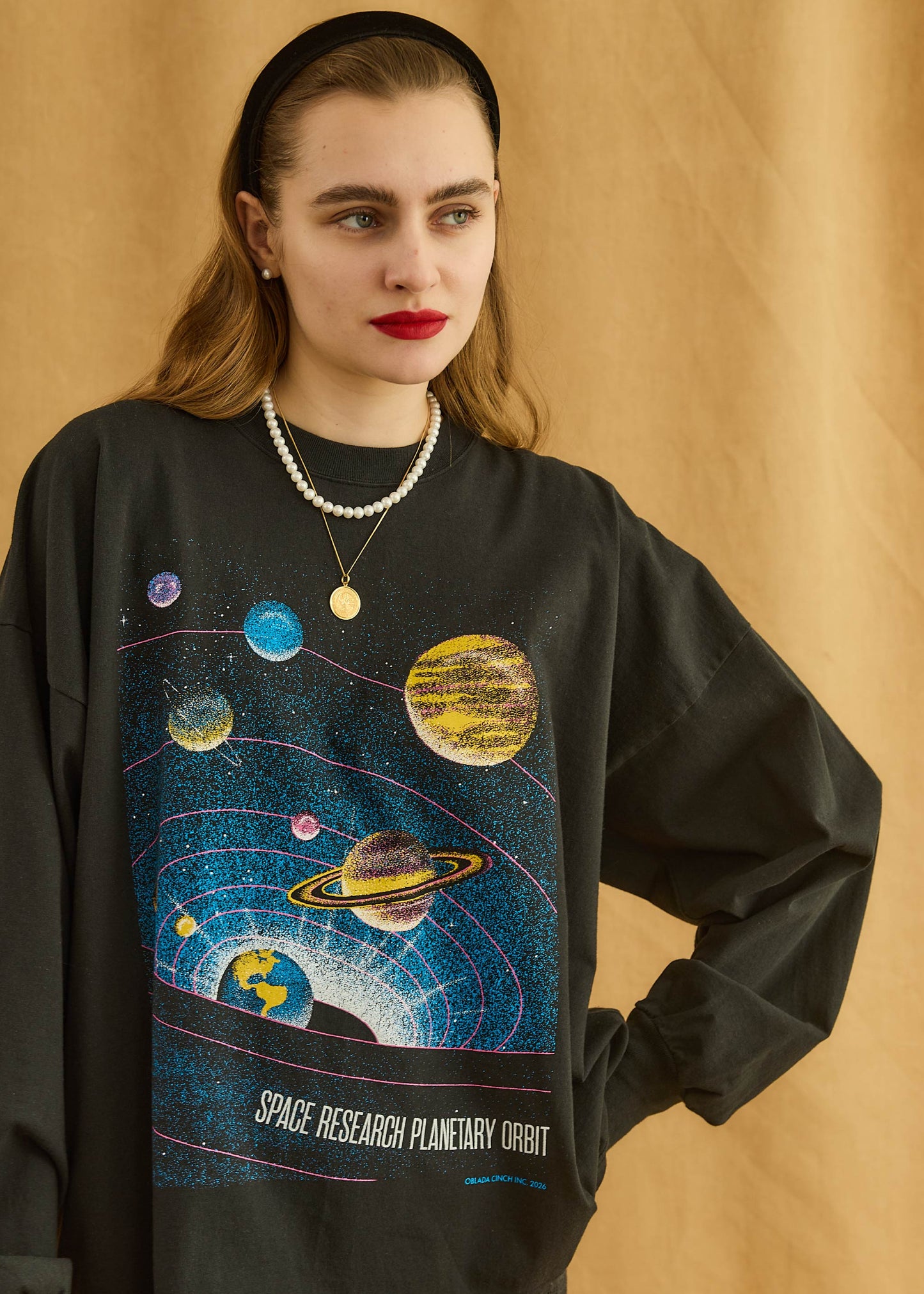 【Oblada】PLANET LONG TEE