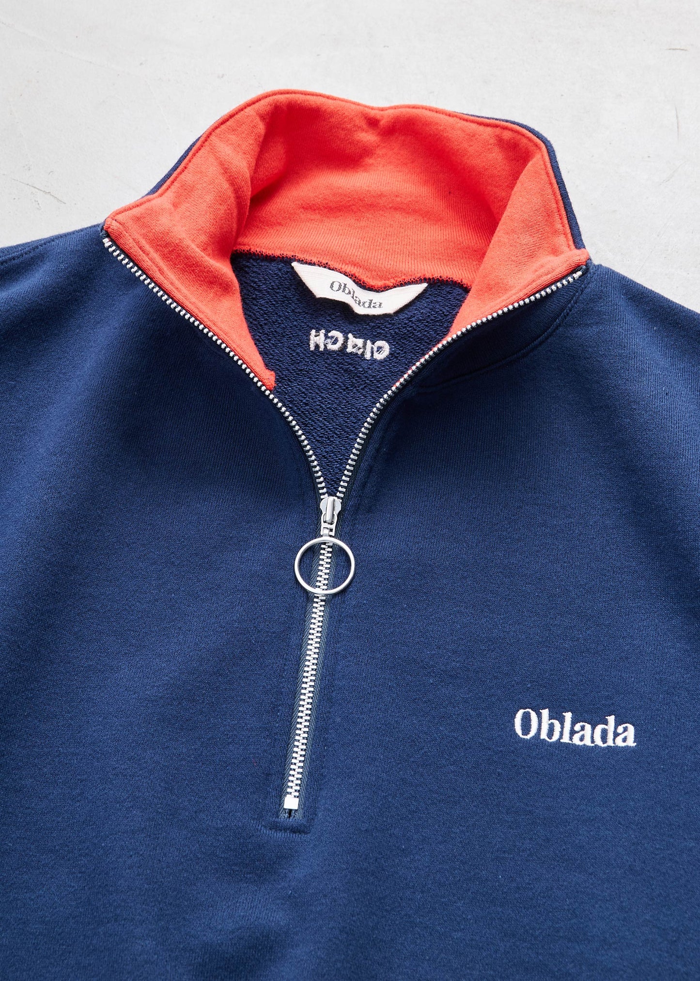【Oblada】HALF ZIP SWEAT