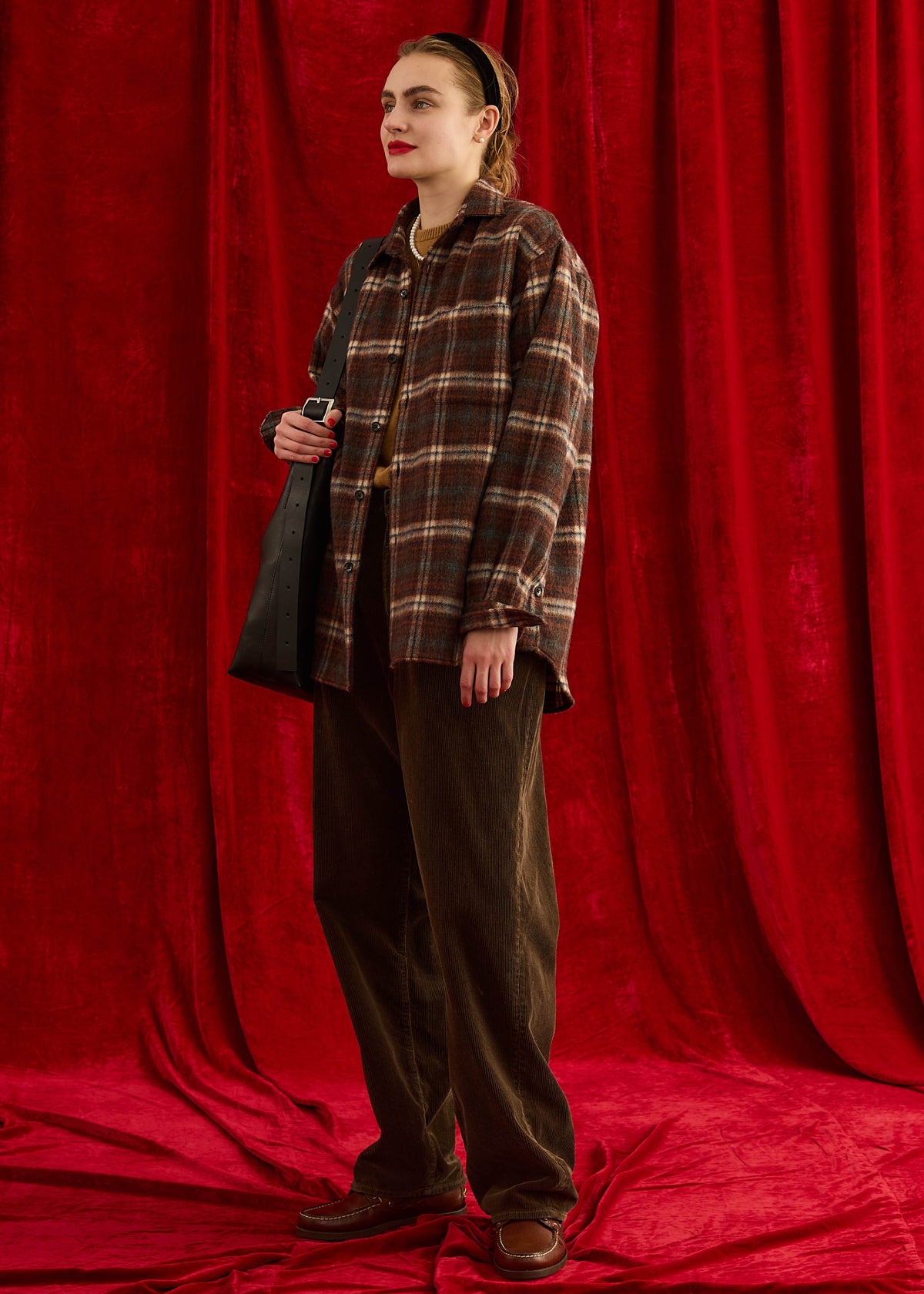 【Oblada】SHAGGY CHECK AUTHENTIC SHIRT
