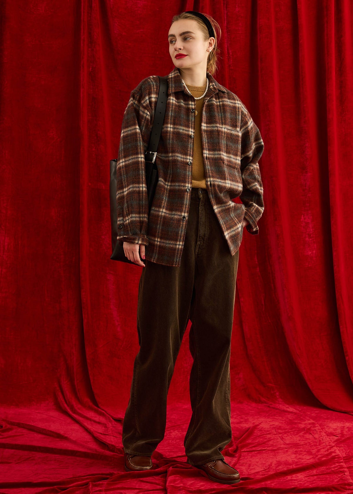 【Oblada】SHAGGY CHECK AUTHENTIC SHIRT