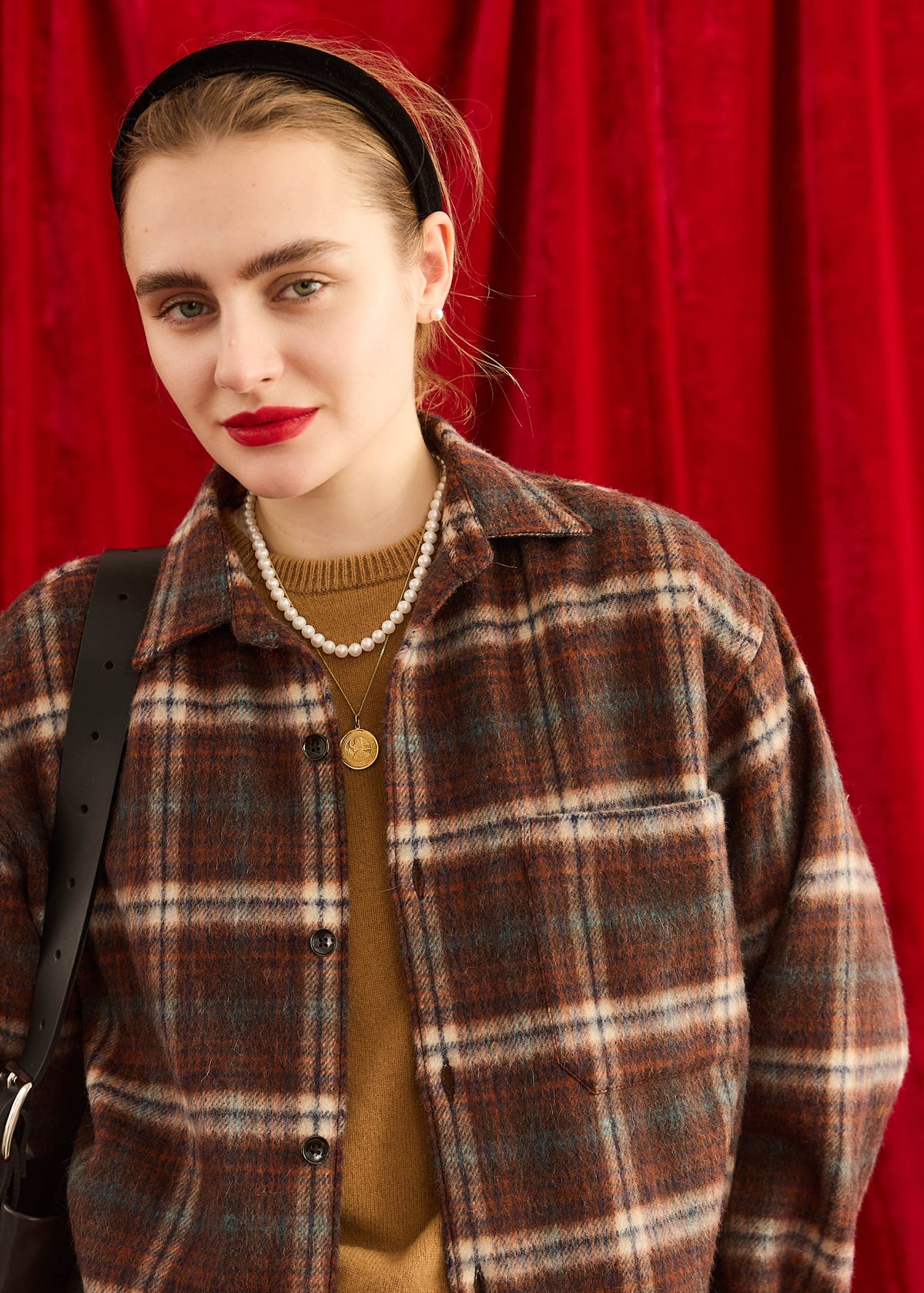 【Oblada】SHAGGY CHECK AUTHENTIC SHIRT