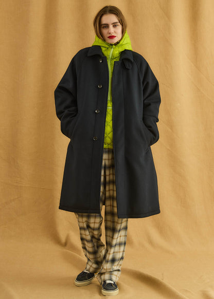 【Oblada】WOOL FEATHER COAT