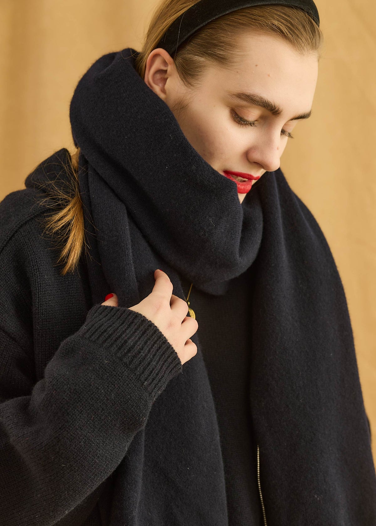 【Oblada】KNIT SHAWL