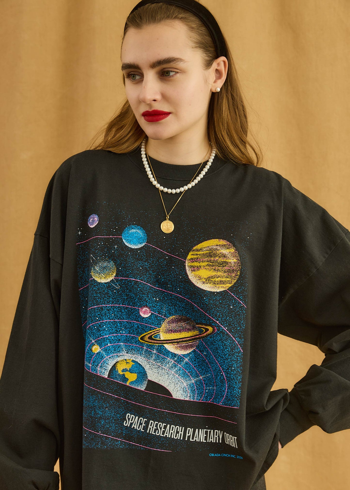 【Oblada】PLANET LONG TEE