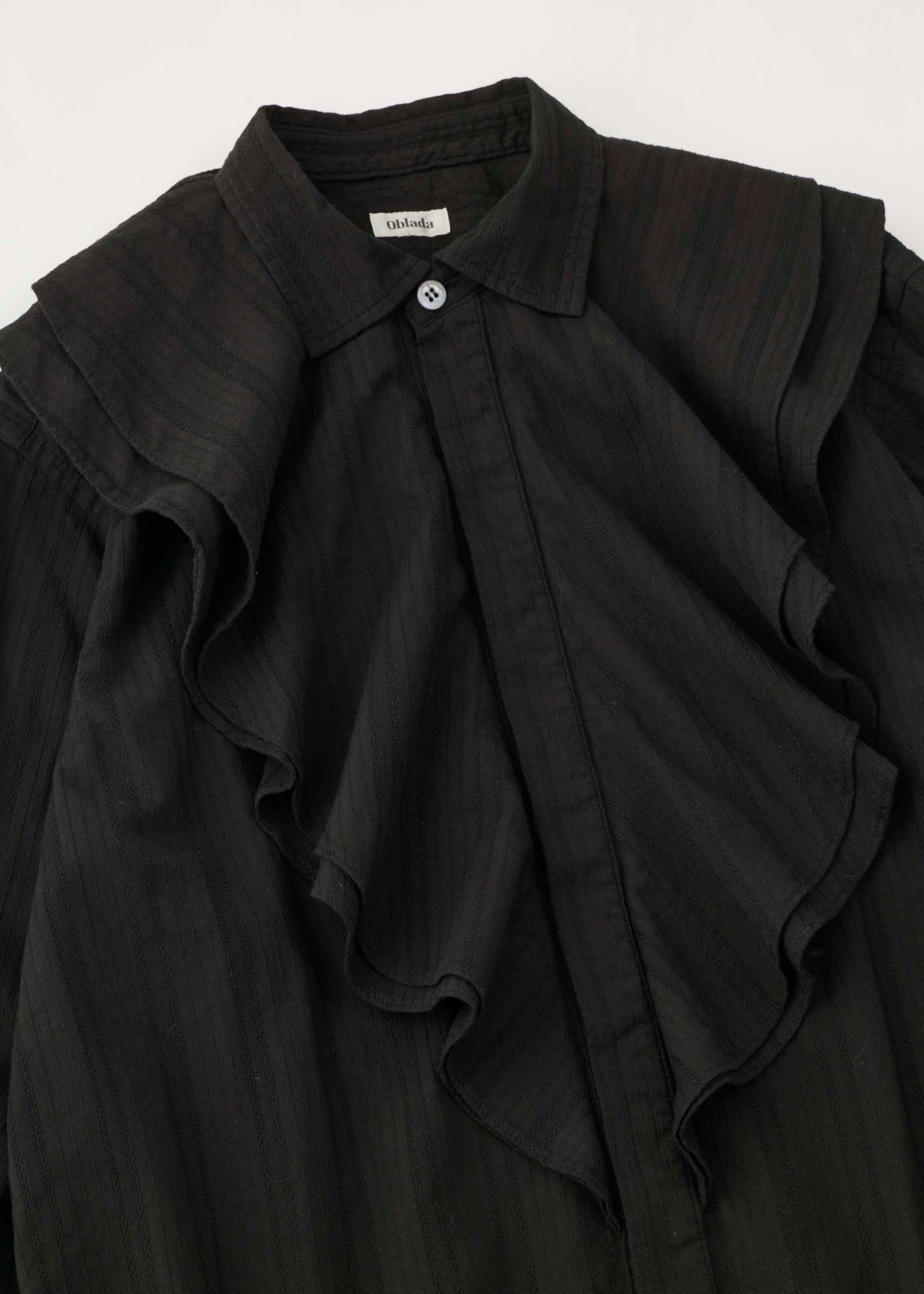 【ONLINE PREORDER】OVER DYE RUFFLE BLOUSE