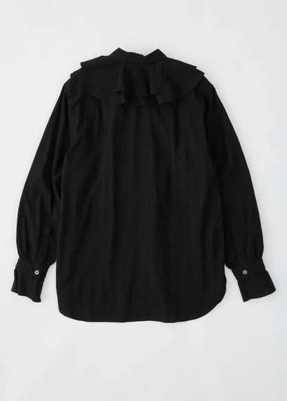 【ONLINE PREORDER】OVER DYE RUFFLE BLOUSE