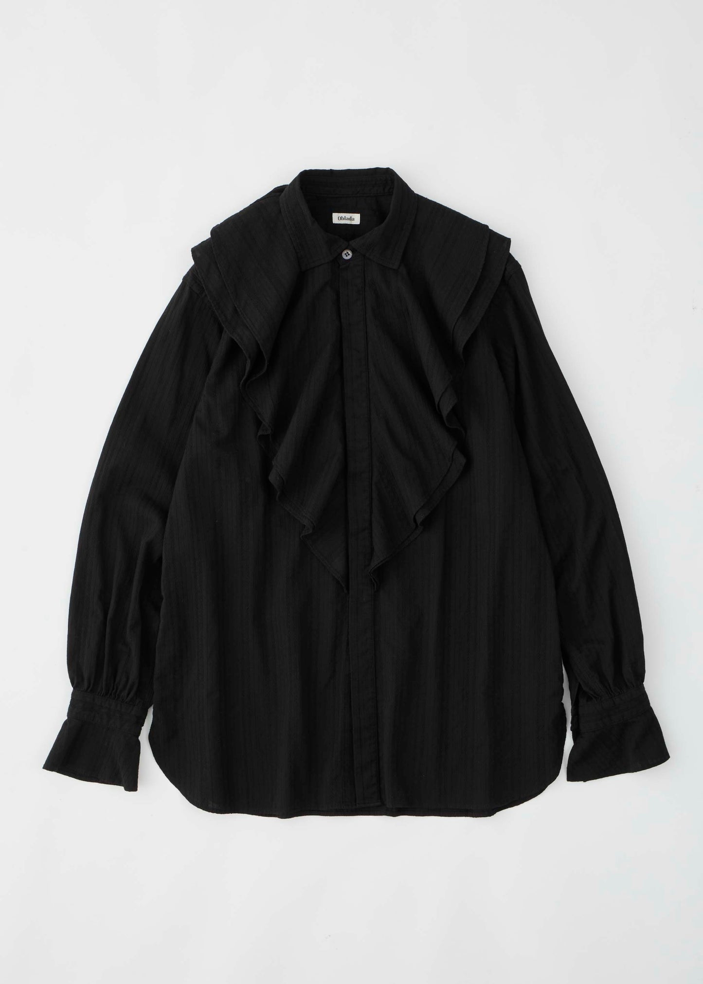 【ONLINE PREORDER】OVER DYE RUFFLE BLOUSE