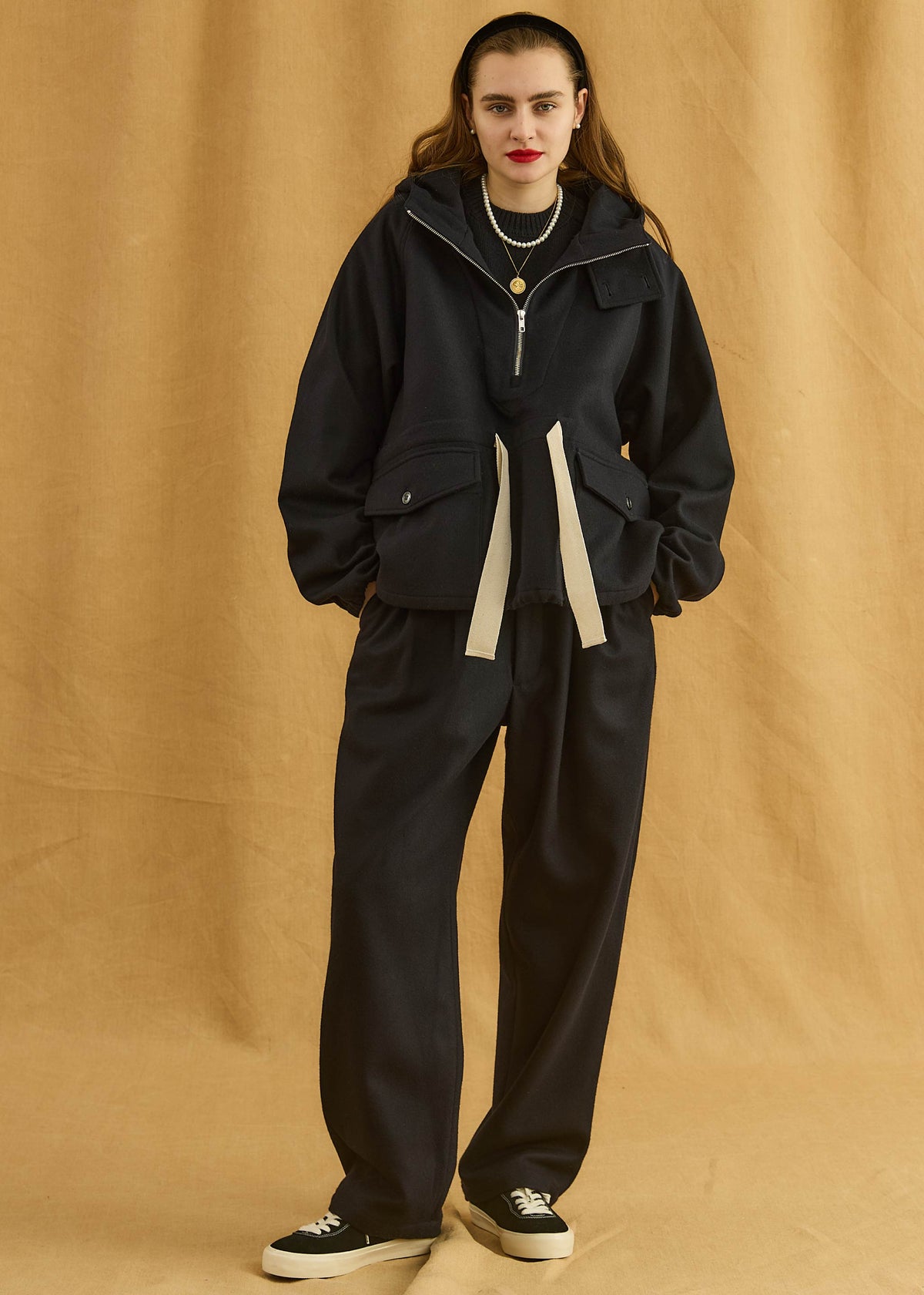 【Oblada】MELTON FINE PANTS