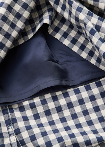 【Oblada】GINGHAM CHECK SKIRT