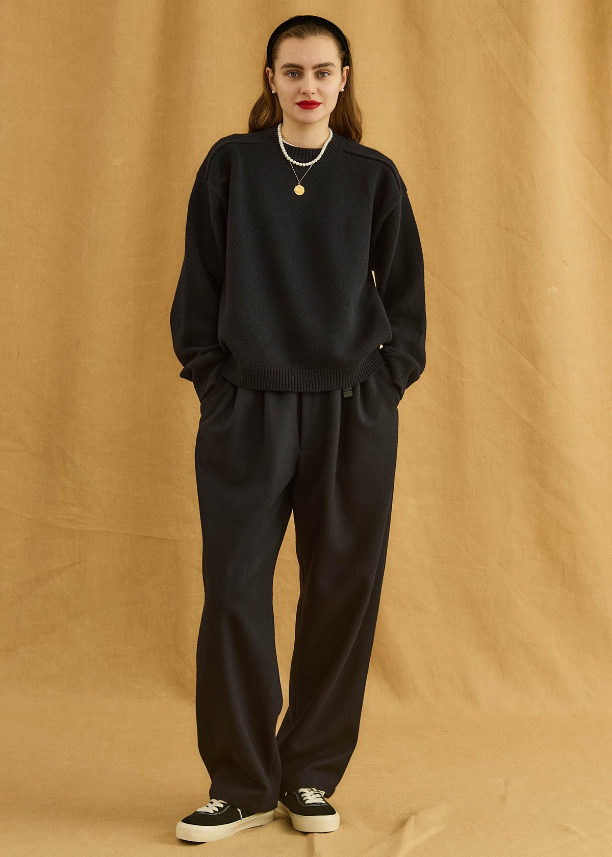 【Oblada】MELTON FINE PANTS