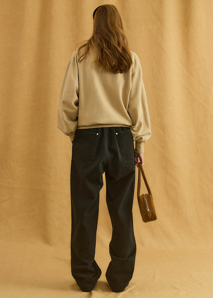 【Oblada】HALF ZIP SWEAT