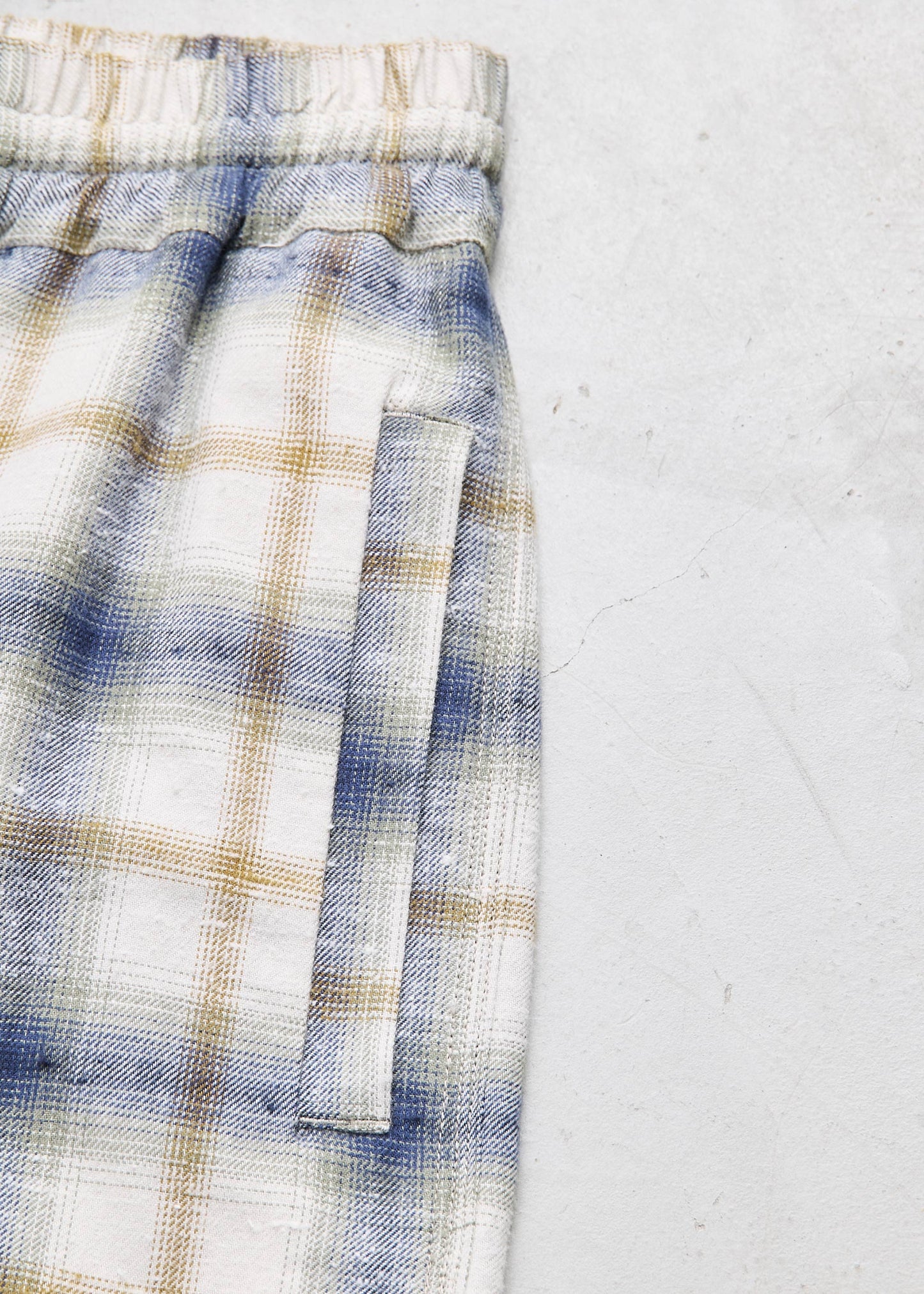 【Oblada】OMBRE CHECK PANTS