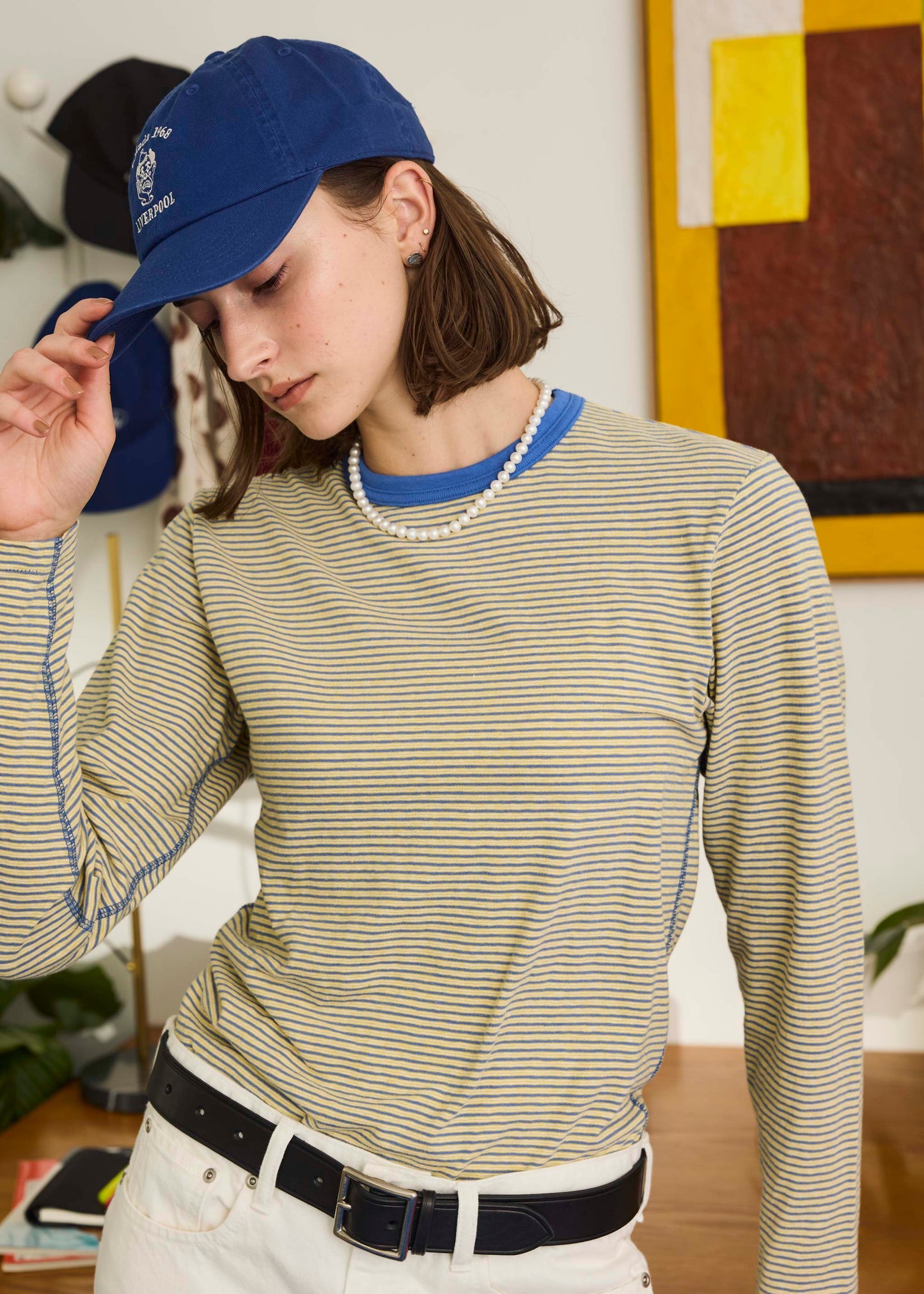 【ONLINE PREORDER】MULTI BORDER LONG TEE