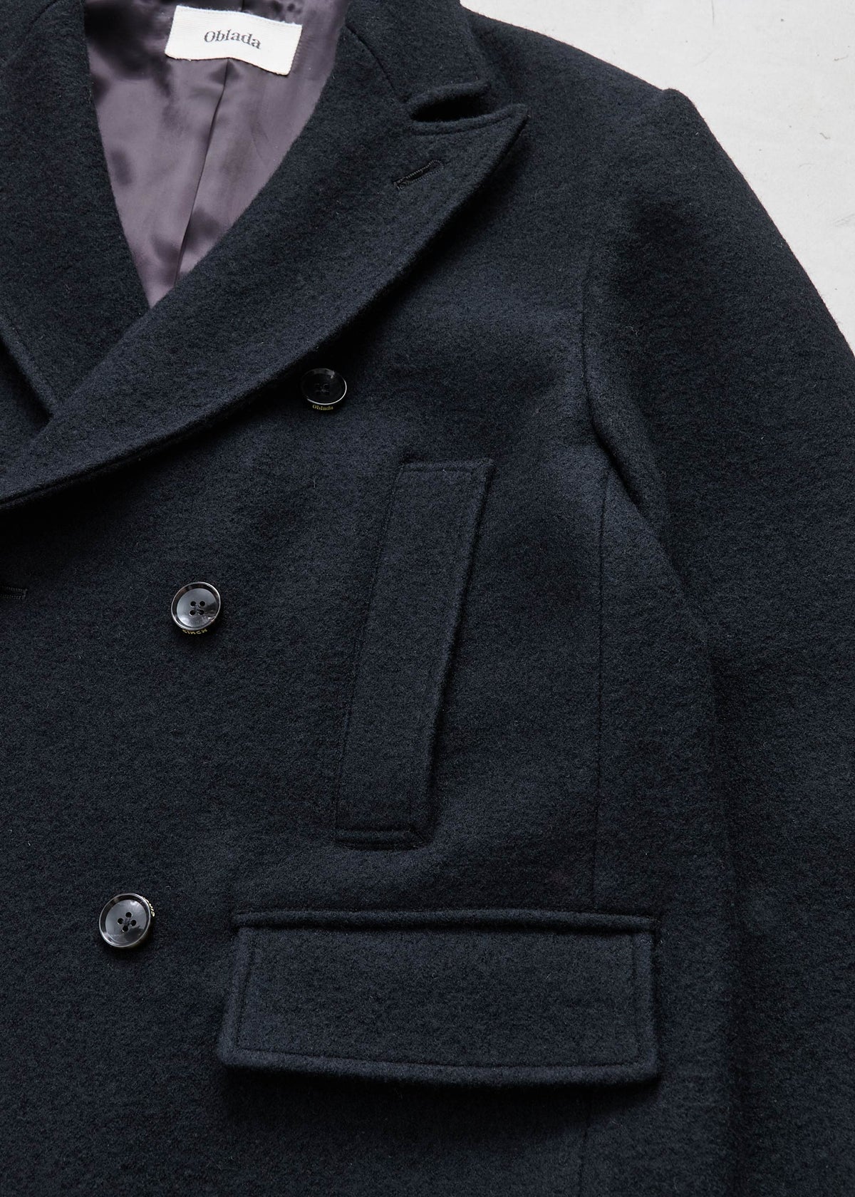 【Oblada】CHARLES COAT BLACK