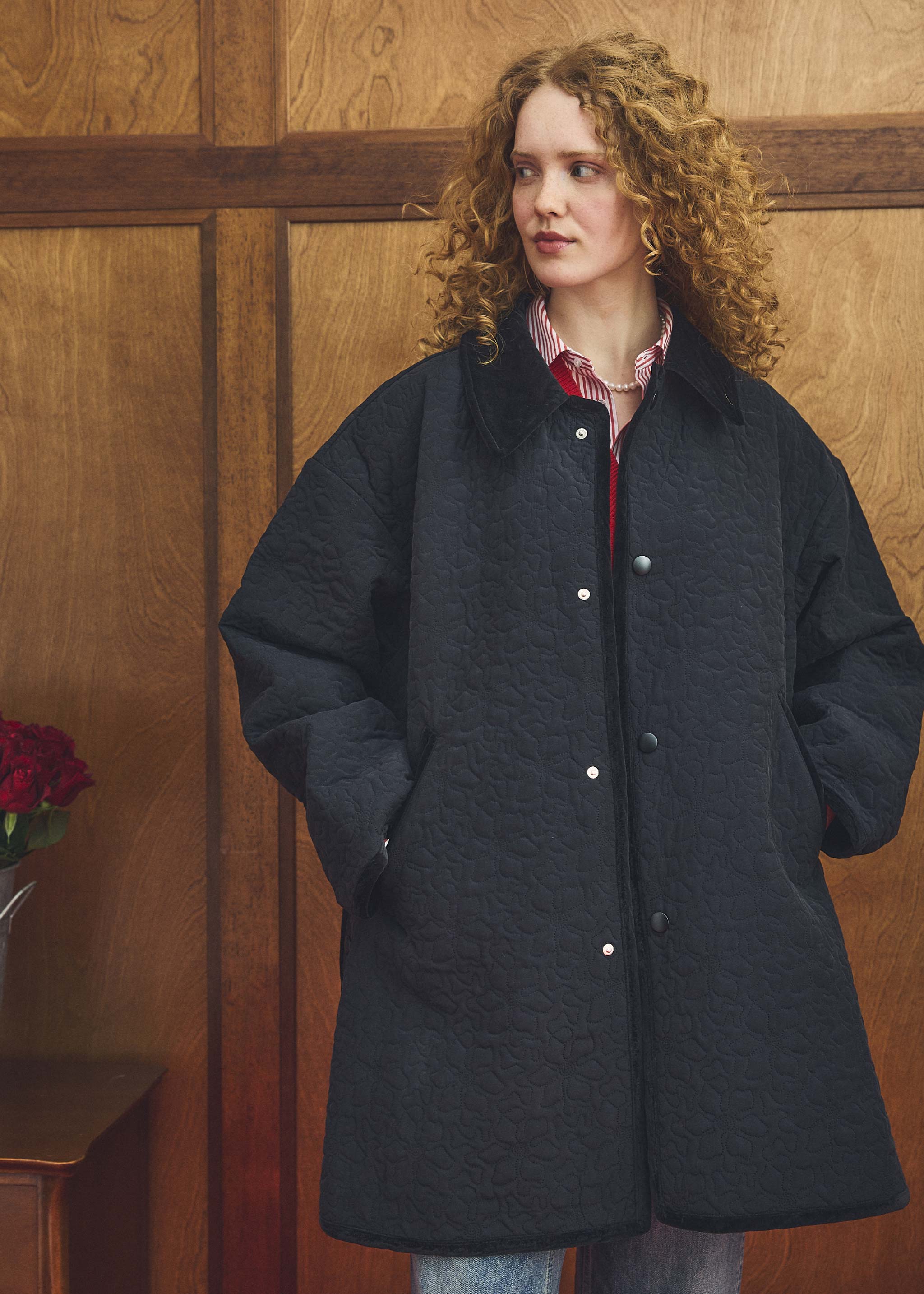 Oblada】FLOWER EMBROIDERY COAT – CINCH inc