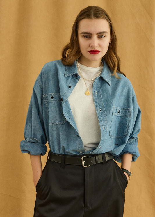 【ONLINE PREORDER】CHAMBRAY SHIRT