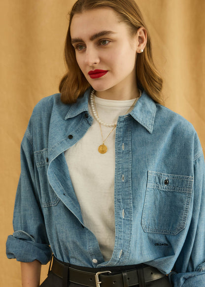 【Oblada】CHAMBRAY SHIRT