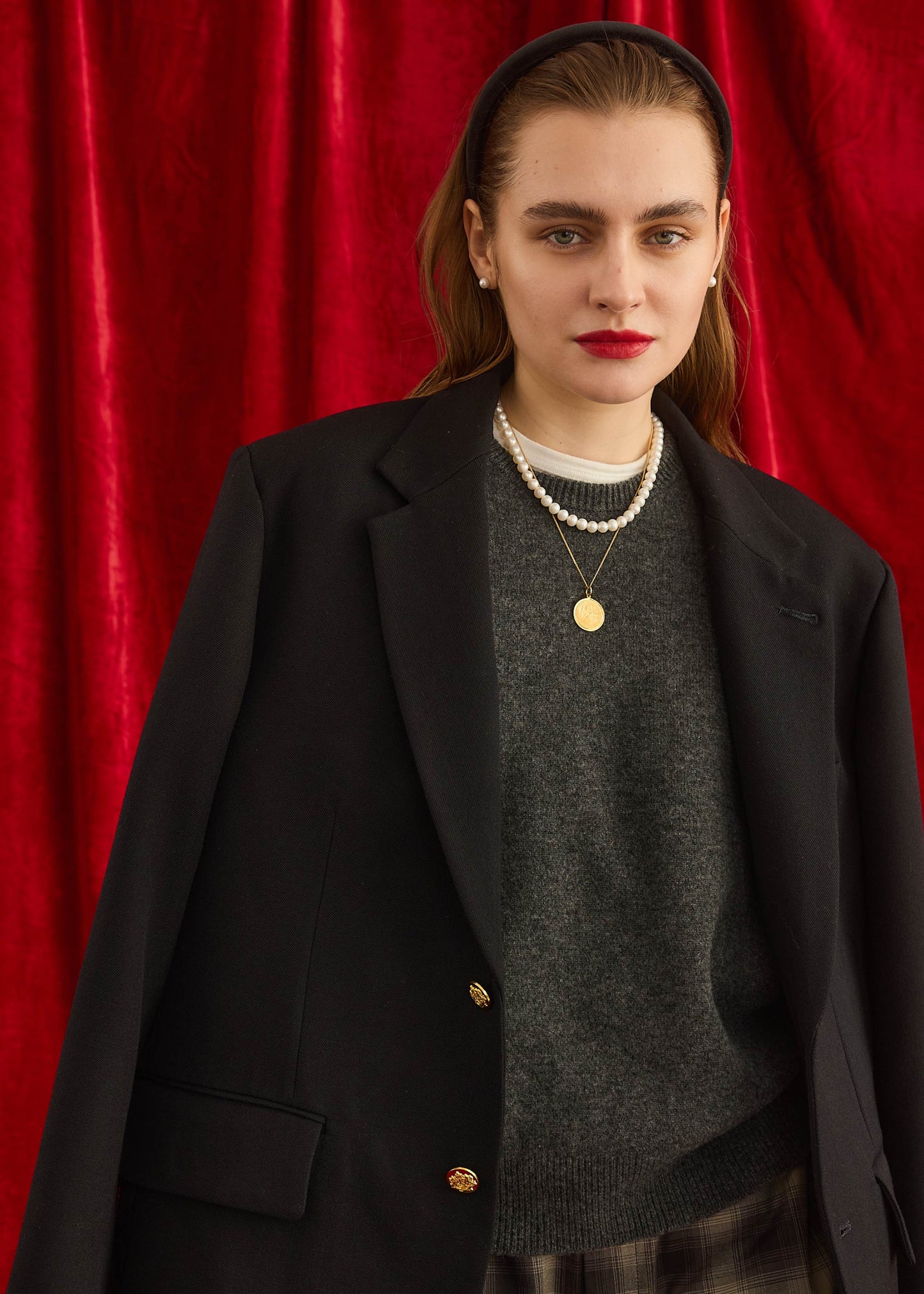 【Oblada】NAVY BLAZER