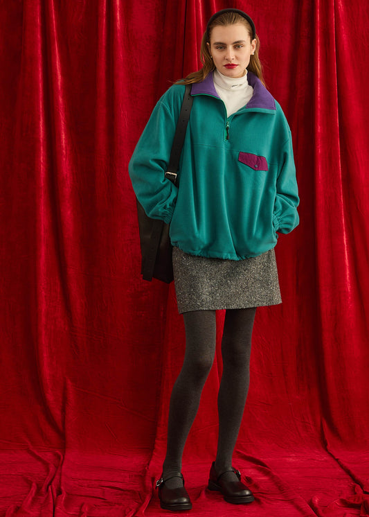 【ONLINE PREORDER】ALFRED MINI SKIRT HOMESPUN