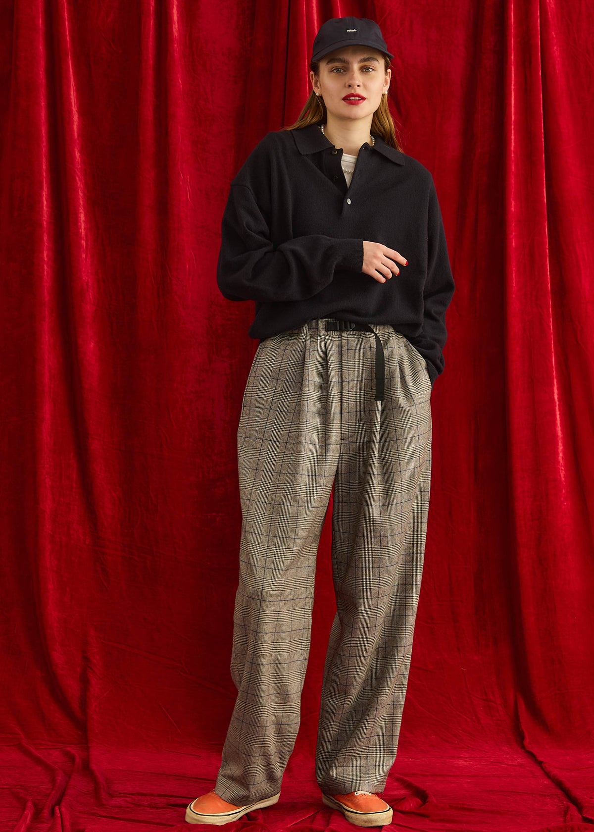 【Oblada】FINE PANTS CHECK