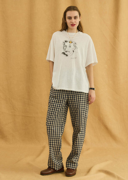 【Oblada】GINGHAM CHECK PANTS