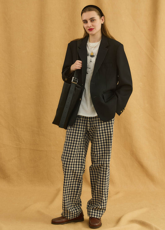 【ONLINE PREORDER】GINGHAM CHECK PANTS